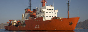 El 'Hesprides' es el nico buque de Investigacin Oceanogrfica espaol diseado para la investigacin multidisciplinar en todos los mares y ocnaos del planeta, incluso por las Zonas rticas y Antrticas.&#160;
