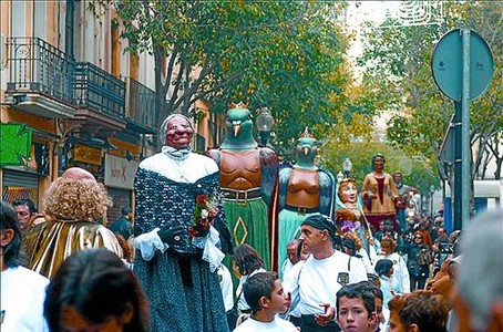 'Cercavila' en el casco antiguo de Sant Andreu.
