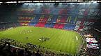 Un ambiente especial. Mosaico en las gradas del estadio barcelonista. 6 de diciembre del 2003. &#160;