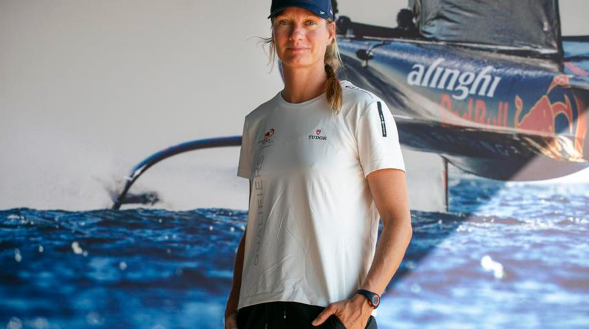 Las mujeres cogen la caña en la Copa América de vela
