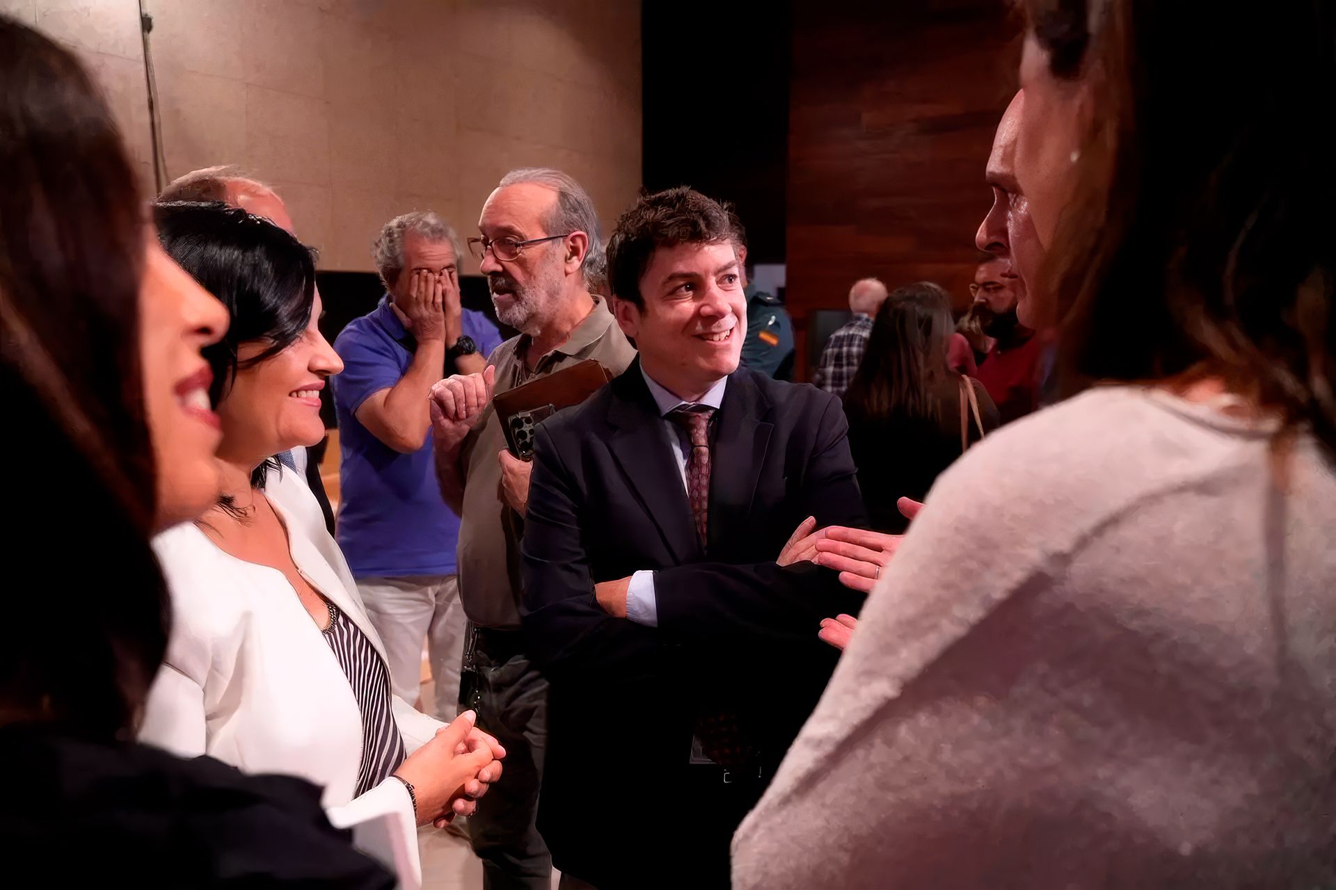 Luis Garrido, director de LA OPINIÓN - EL CORREO DE ZAMORA, junto a Belén Rodríguez, directora de AgroBank Castilla y León.